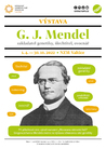plakát výstava G. J. Mendel
