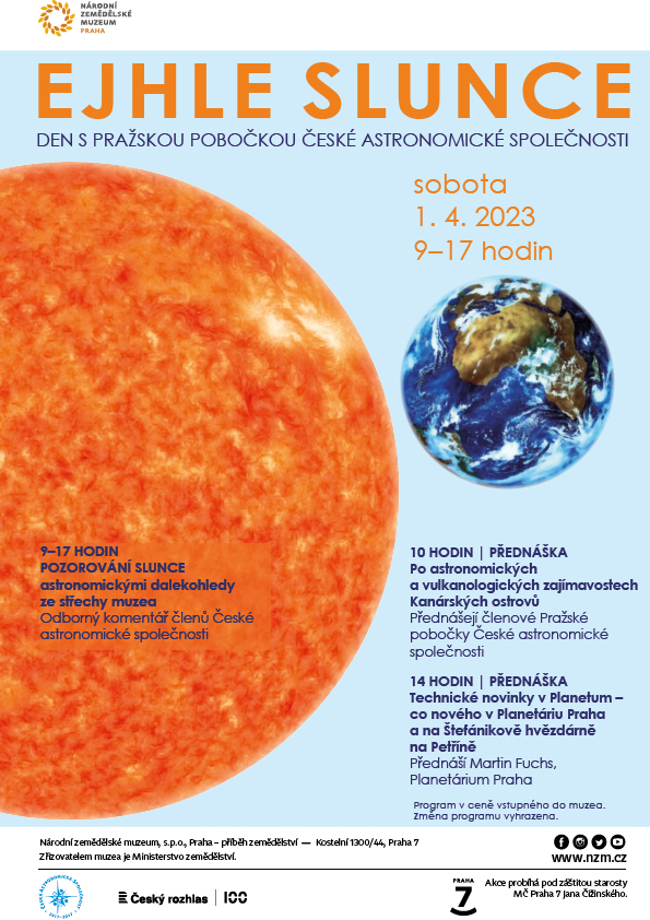 Ejhle Slunce s Pražskou pobočkou České astronomické společnosti