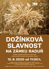 plakát Dožínky na Raduni