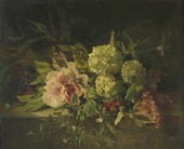 č.kat. 97 - Noble-Pijeaud Claire-Julienne, Květinové zátiší, inv.č. 36 701