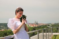 Svatba na střešní terase NZM Praha