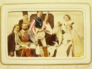Chotkové a Fünfkirchenové v divadelních kostýmech, Kačina, 31.10.1864