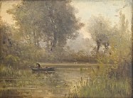 č.kat. 19 - Corot Jean-Baptiste-Camille, Jezírko, inv.č. 36 628
