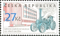 Příležitostná poštovní známka k 100 letům Národního zemědělského muzea