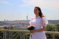 Svatba na střešní terase NZM Praha